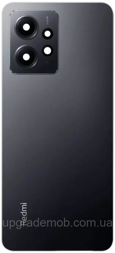 Задня кришка Xiaomi Redmi Note 12 4G сіра Onyx Gray оригінал + скло камери