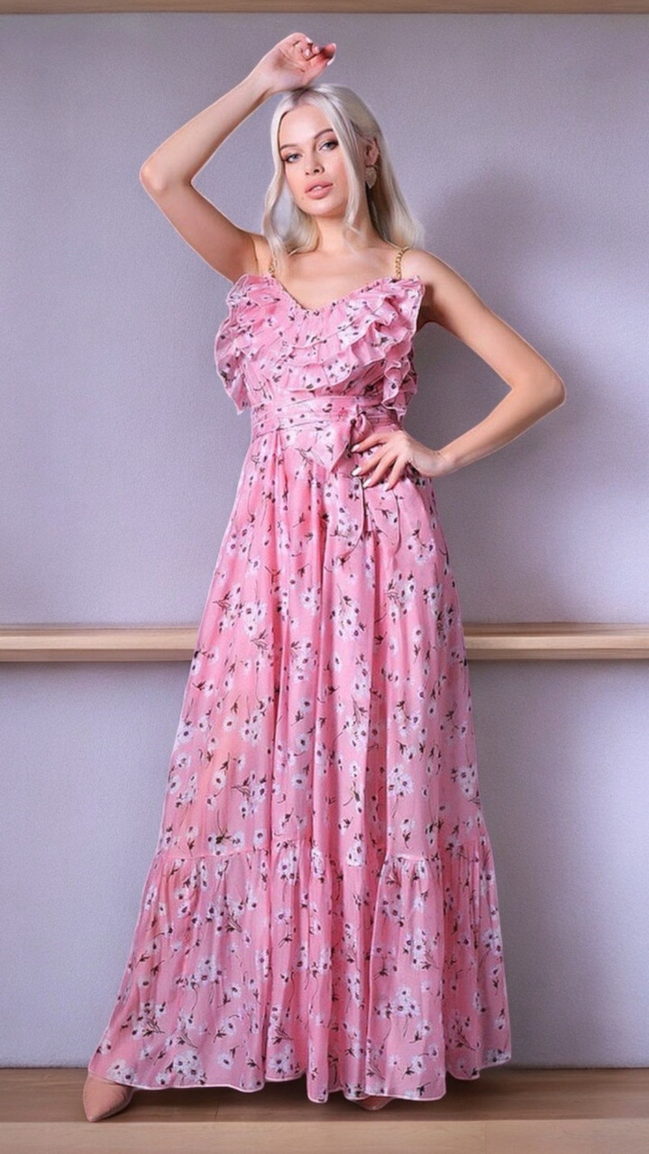 Жіноча сукня Poliit 8720 рожева 38, фото 1