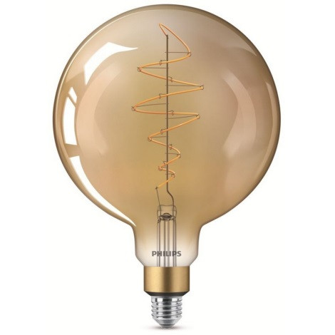 Світлодіодна лампочка з регульованою яскравістю VINTAGE Philips G200 E27/6,5W/230V 2000K. Товар з Європи
