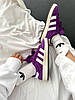 Жіночі кросівки Adidas Campus Purple Skate Адідас Кампус фіолетові замша шкіра повсякденні демісезон, фото 8