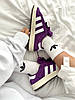 Жіночі кросівки Adidas Campus Purple Skate Адідас Кампус фіолетові замша шкіра повсякденні демісезон, фото 9