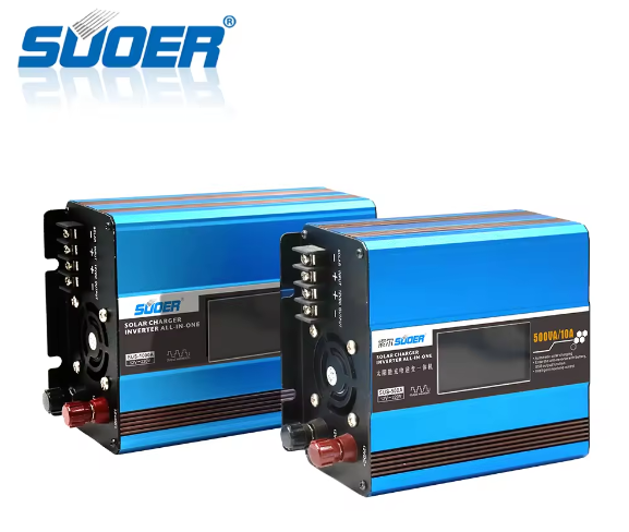 Інвертор напруги SUS-500VA INVERTER WITH SOALR CHARGER + сонячне заряджання 500VA, Suoer, фото 1
