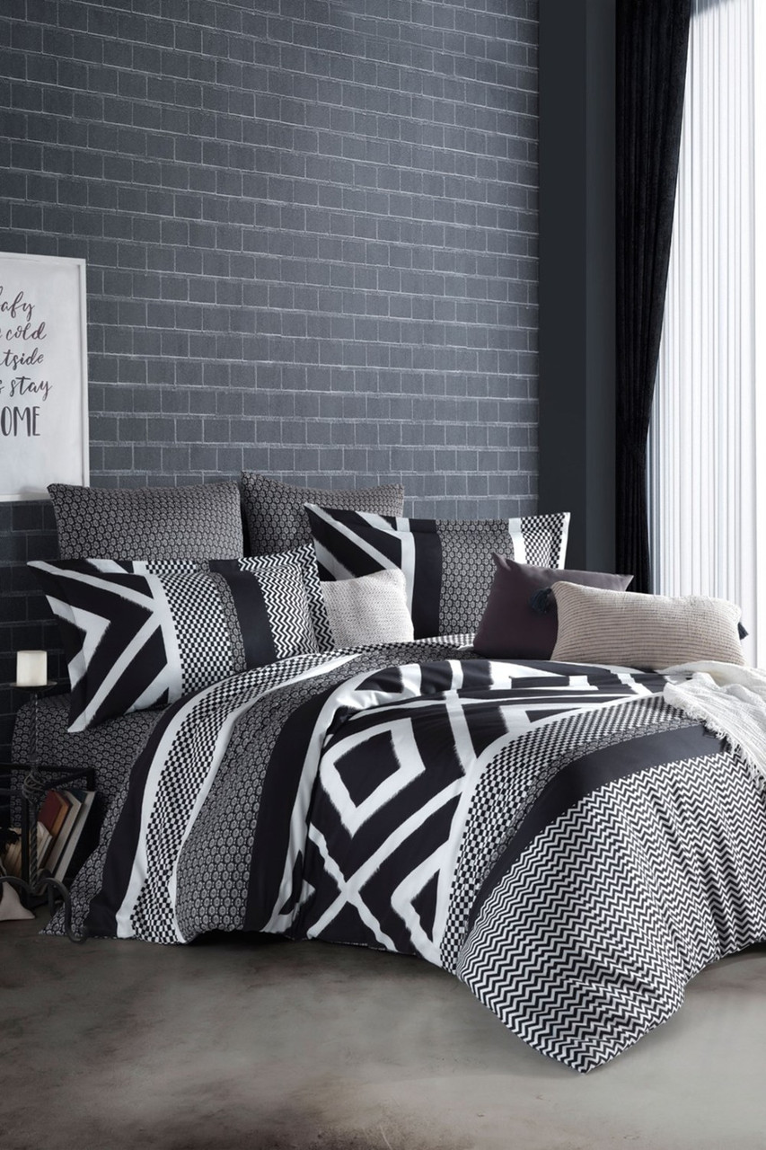 Постільна білизна Prima Casa Exclusive Satin 200×220 см Gordion Siyah