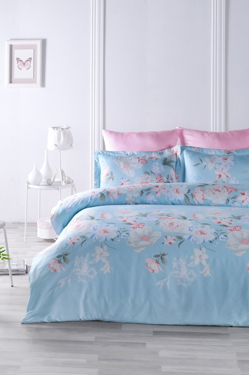 Постільна білизна Prima Casa Exclusive Satin 200×220 см Cielo