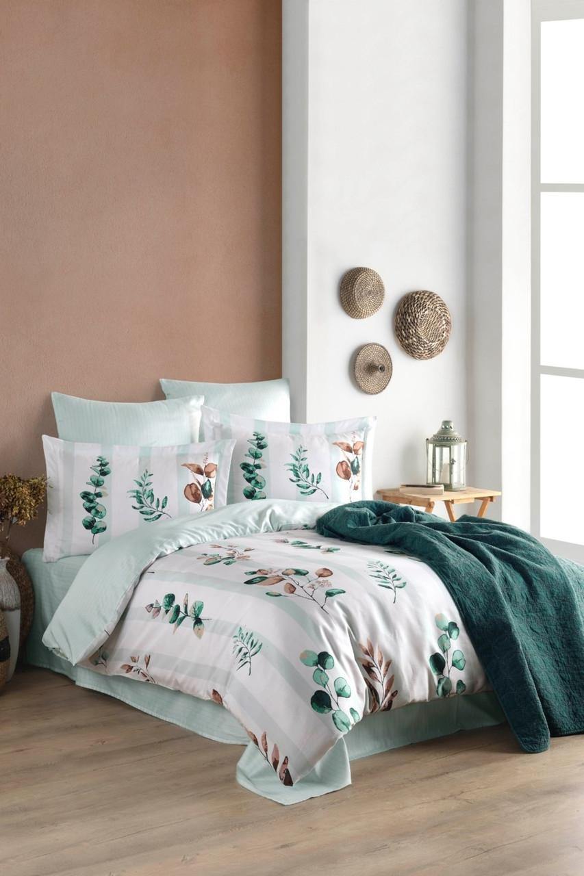 Постільна білизна Prima Casa Exclusive Satin 200×220 см Vicanze Yesil