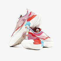 Жіночі стильні кросівки Nike Vista Lite White Red Blue Взуття Найк Віста білі легкі сіточка весна літо, фото 6