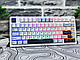 БЕСТСЕЛЕР AULA F75 White-Blue | ІГРОВА БЕЗПРОВІДНА МЕХАНІЧНА КЛАВІАТУРА | RGB | REAPER СВІТЧІ | 3 РЕЖИМИ - фото 1 - id-p2241067974