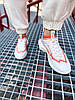 Жіночі стильні кросівки Nike Vista Lite White Red Blue Взуття Найк Віста білі легкі сіточка весна літо, фото 9