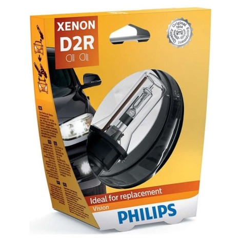 Автолампа Philips VISION 85126VIS1 D2R P32d-3 35W/85V 4600K. Товар з Європи