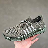 Кроссовки мужские летние хаки сетка Кросівки чоловічі літні хакі сітка (Код: Р3406)