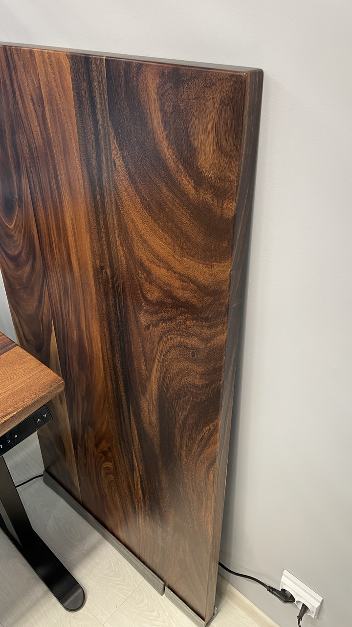 Стільниця напівматова Горіх південноамериканський Stright цільноламельний, 1200*700*40 мм, фото 1