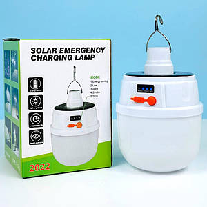 Акумуляторна Лампа для кемпінгу + сонячна панель BL-2022 + Solar