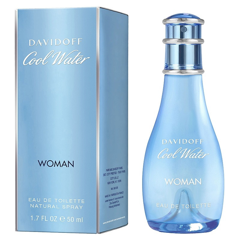 Cool Water Woman Davidoff eau de toilette 50 ml, фото 1