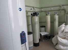 Блочная котельная  на твердом топливе 100 кВт  топливо-щепа г.Лозовая 2