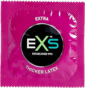 Презервативи EXS Extra Safe 6 штук екстра товсті презервативи для анального сексу