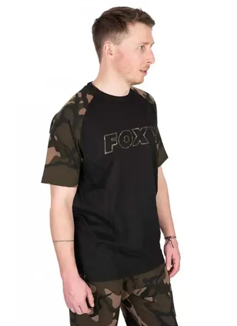 Футболка Fox Black / Camo Outline T - Shirt