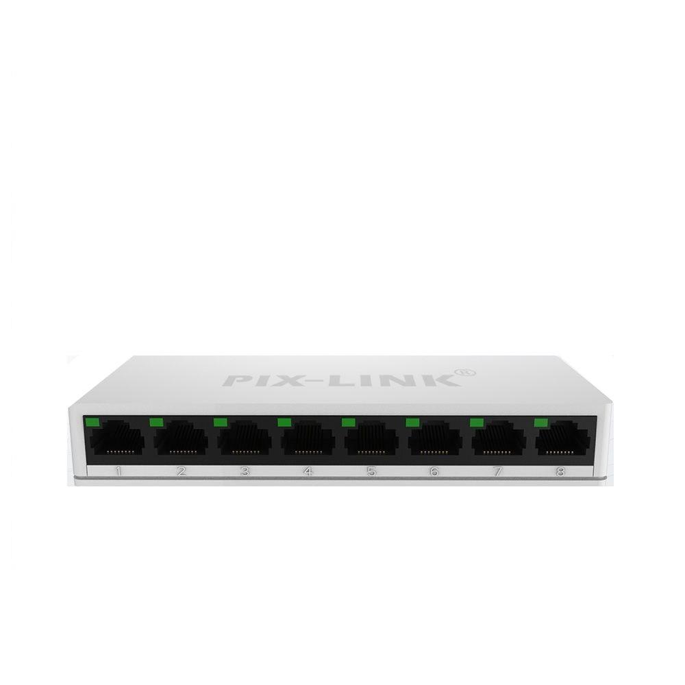 8-портів мережевий комутатор. PIX-LINK SW08 Network Ethernet Switch 8 Port 10/100Mbps
