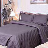 Постільна білизна двоспальний страйп сатин Ярослав диз.№07 фіолет, фото 2