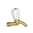 Кран вентильний водорозбірний латунний 1/2″ НР ливарний Б2401А, фото 3