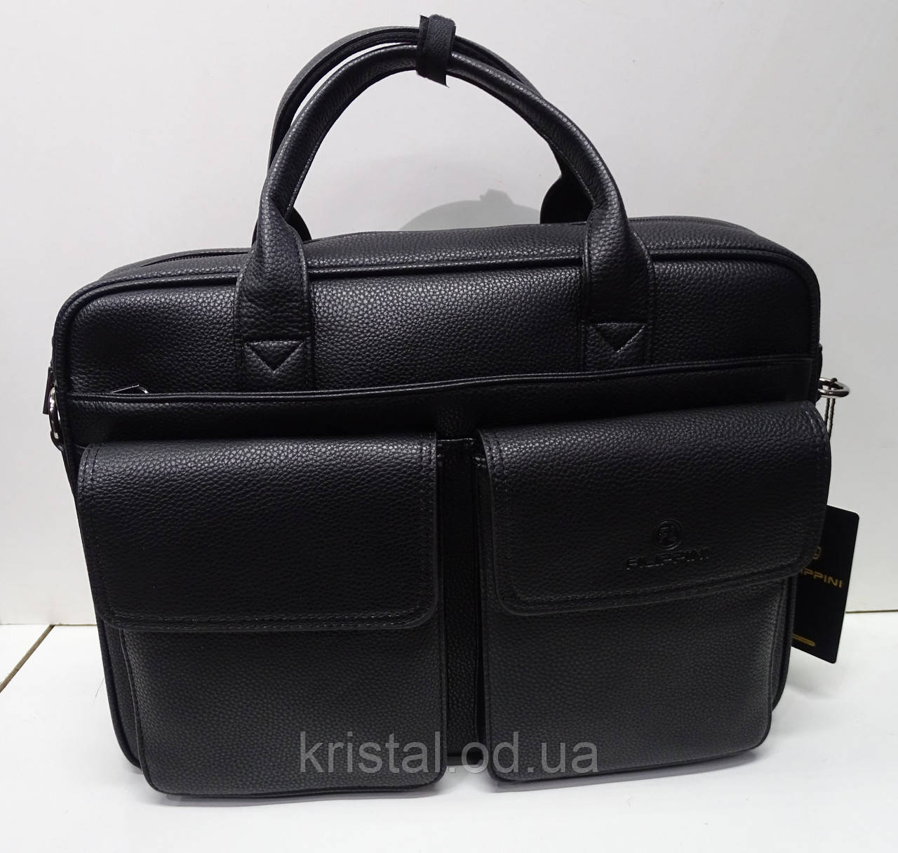 Чоловіча сумка з натуральної шкіри гуртом 40*29 см. серії "Goldbe" No11241, фото 1