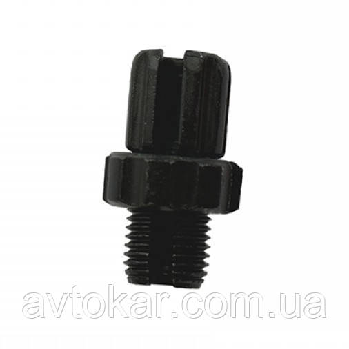 Натягувач троса гальмівної ручки М10 алюмінієвий Чорний ORG, фото 1