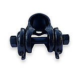 Кріплення сідла велосипеда чорне метал, фото 3