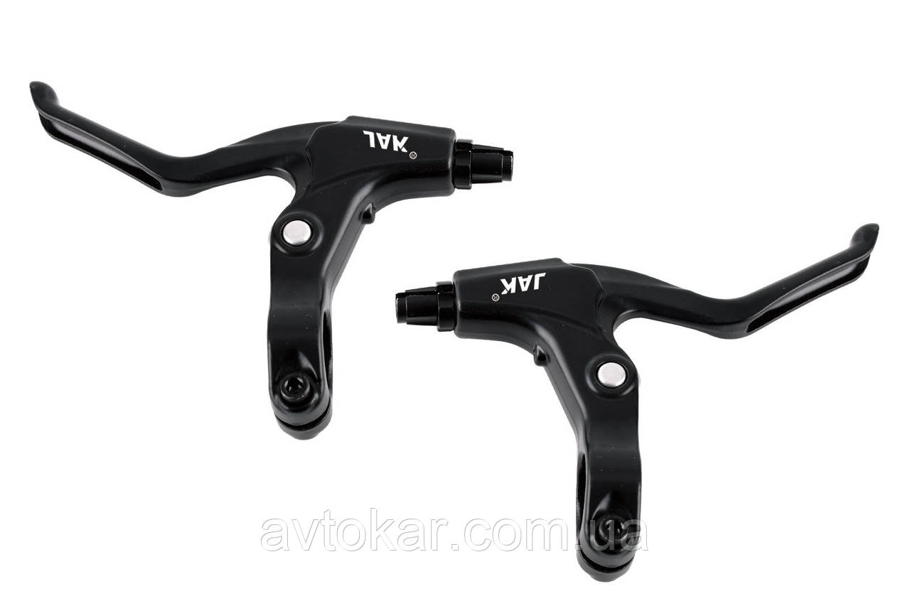 Ручки гальмівні JAK L-103D/C AL під 2 пальці ORG, фото 1