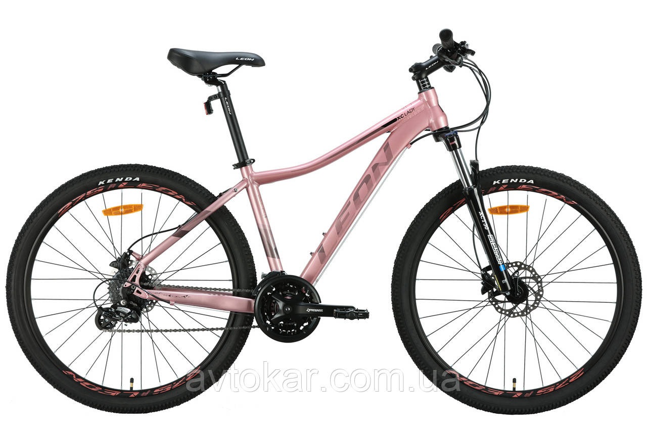 Велосипед алюміній 27.5" Leon XC LADY AM Hydraulic lock out HDD рама-16.5" рожевий із чорним 2024 ORG