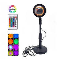 Лампа LED для селфі-ефект сонця RGB + пульт (F-20) 23 см ORG