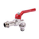 Кран зі штуцером Selba Antifrost 1/2″ водорозбірний для поливу SL1583, фото 3