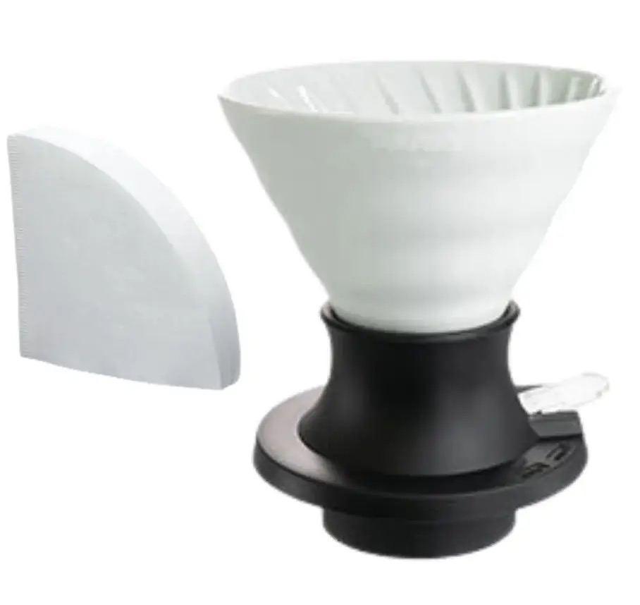 Імерсійна воронка Hario Switch 02 для кави, з клапаном, для заварювання кави, 200 мл, керамічна, пуровер