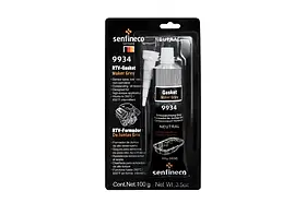 Герметик силікон сірий Senfineco 100 г RTV Silicone Grey 9934S