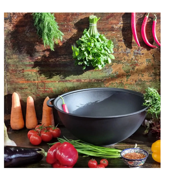 Казан "узбецький" WOK чавунний 15л V15 Майстерня