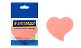 Блок паперу з липким шаром "Серце" 50 аркушів Buromax BM.2362-99, фото 5