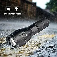 Ручний ліхтар світлодіодний (400LM, Зум, LED, 5 Mode, 18650 / 21700), фото 6