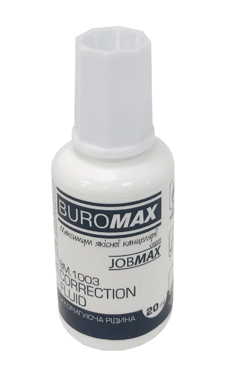 Коректор з пензликом 20мл Buromax BM.1003