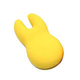 Вібратор для клітора із роздвоєним кінчиком жовтого кольору Sweet Em Velvet Lure Кайф, фото 2