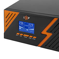 ДБЖ з правильною синусоїдою 12V LPM-PSW-1500VA (1050Вт) Black, фото 4