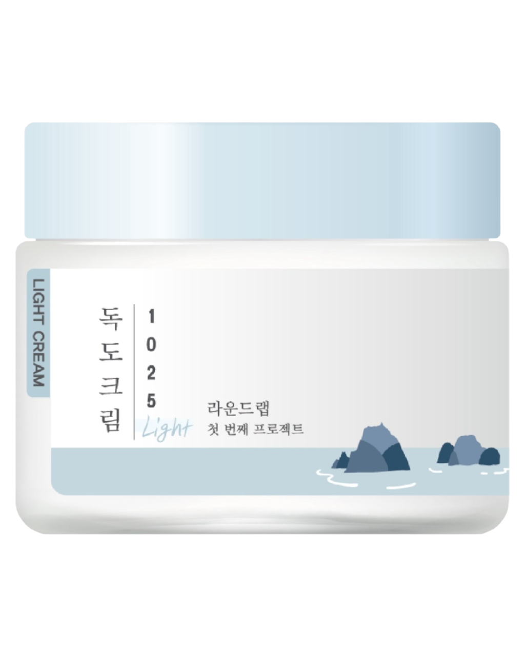 Легкий зволожувальний крем з морською водою ROUND LAB 1025 Dokdo Light Cream 80 ml, фото 1