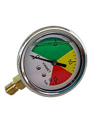 Манометр гліцериновий до навісного обприскувача (неіржавка сталь)