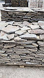 Сланець закарпатський окатаний 2-3 см / камінь для облицювання цоколя, фасаду та мощення садових доріжок, фото 3