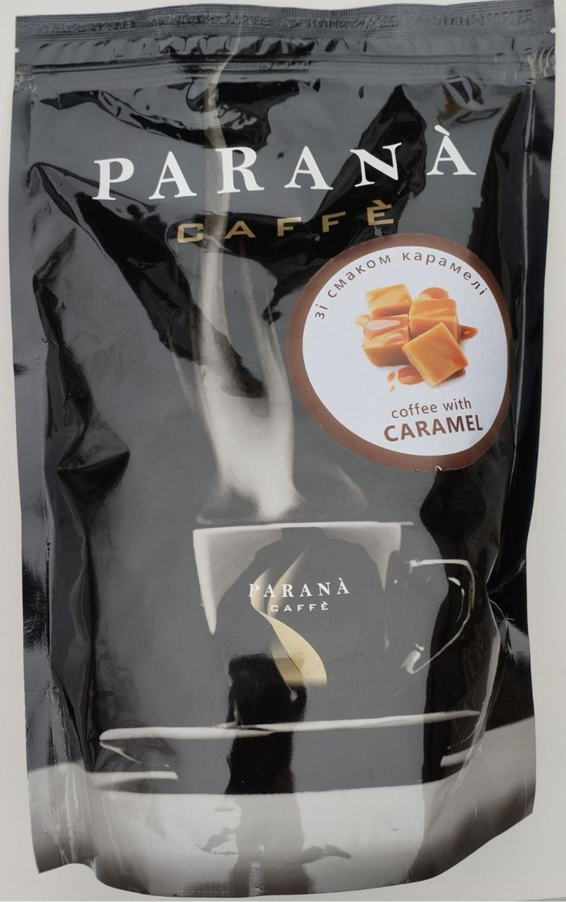 Кава розчинна Parana Caffe CARAMEL 500г (зі смаком карамелі)