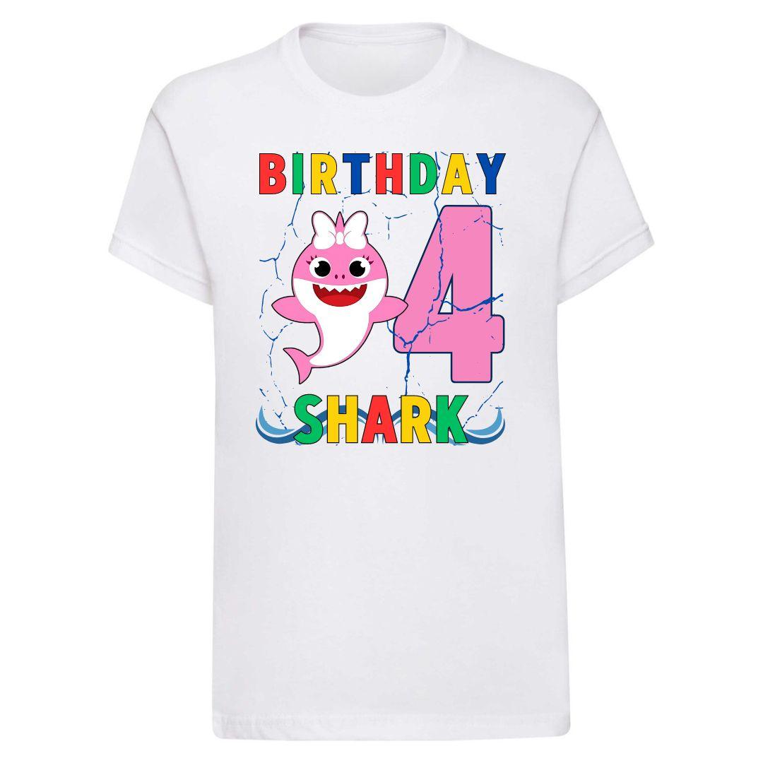 Футболка дитяча з принтом Бебі Шарк 4 роки Baby Shark, фото 1