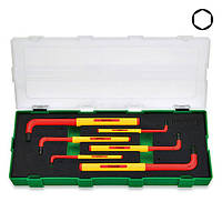 Набір шестигранників HEX діелектричних VDE 6 од. 2,5-8 мм TOPTUL GZA0648 ORG