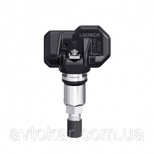 RF-датчик TPMS 433/315 МГц програмований, універсальний ("хром", метал.) LAUNCH LTR-03-CHROME, фото 1