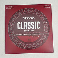 Струни для класичної гітари Daddario classic nylon + 3 медіатори в подарунок