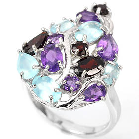 Самоцвіти (різні камені), кільця