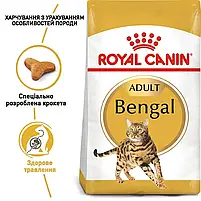 Сухий корм для дорослих котів бенгальської породи Royal Canin Bengal Adult свійський птах 2 кг, фото 5