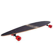 Швидкісний лонгборд SP-Sport SK-416-2 Long Distance 41" (117×22,5 см) 7-шарів канадського клена, жовто-зелений, фото 4