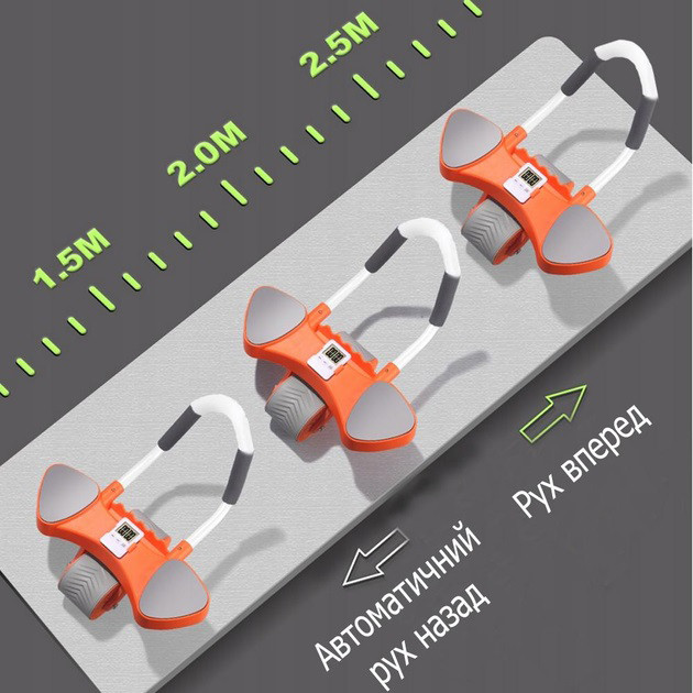 Тренажер для преса Автоматичний ролик з подушечками для ліктів для новачків для зміцнення м'язів, фото 1